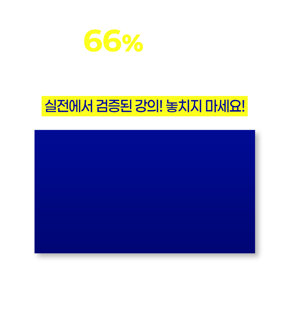 66% 적중